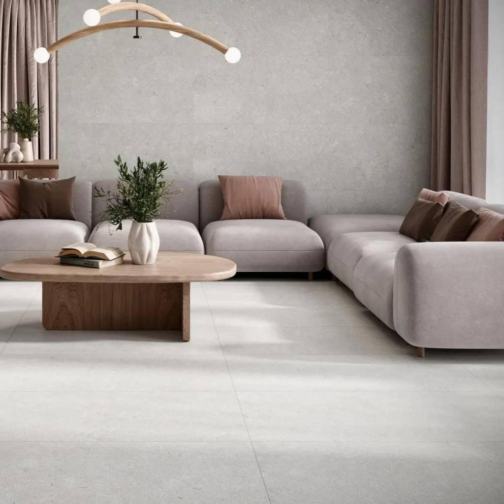 Imagen de Porcelanato Cemento Everest Gris 59.3x119 1